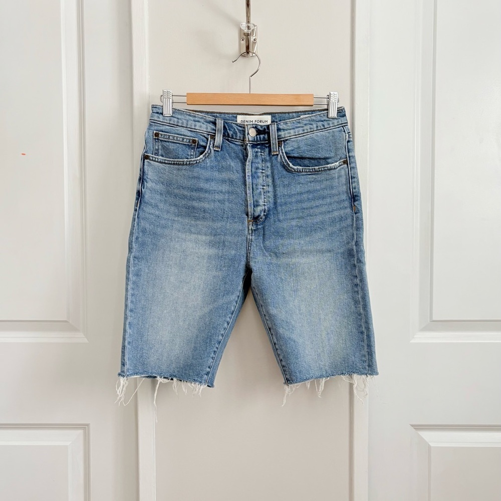 Aritzia DENIM FORUM Jean Shorts | 29 | Light Blue